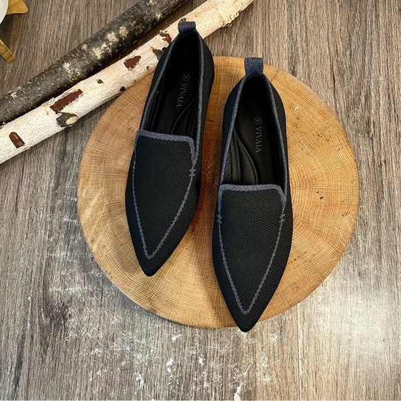 *NWOB VIVAIA | Doreen Pointed-Toe Heeled Loafers Size 36/5.5-6 - Picture 4 of 16